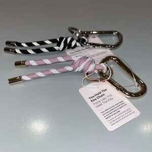 LOT OF 2 - Lululemon You REFLECTIVE Hold The Key Chain – NEW WITH TAGS
